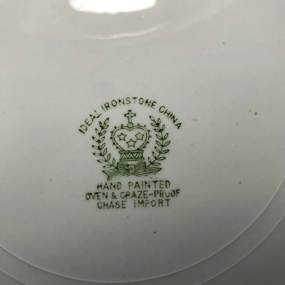 Ideal Ironstone China 11-inch serving bowl - hand painted